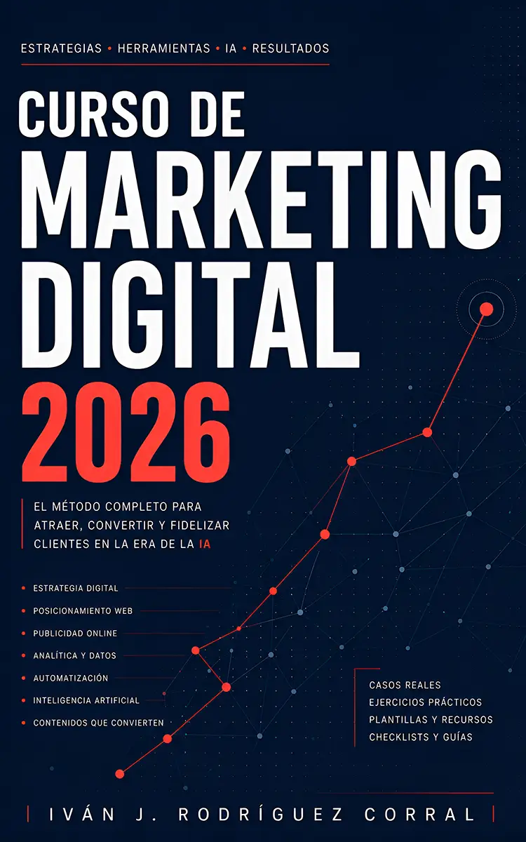 Portada del libro Curso de Marketing Digital 2026 de Iván Jaime